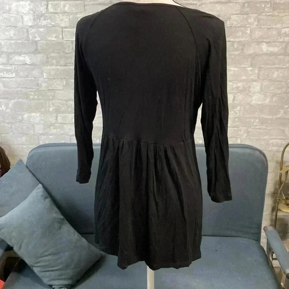 Kenar black knit top shirt blouse - Picture 5 of 7